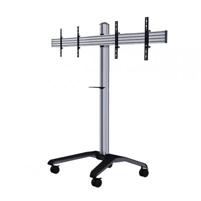 Universal Twin Screen VC Trolley - Silver